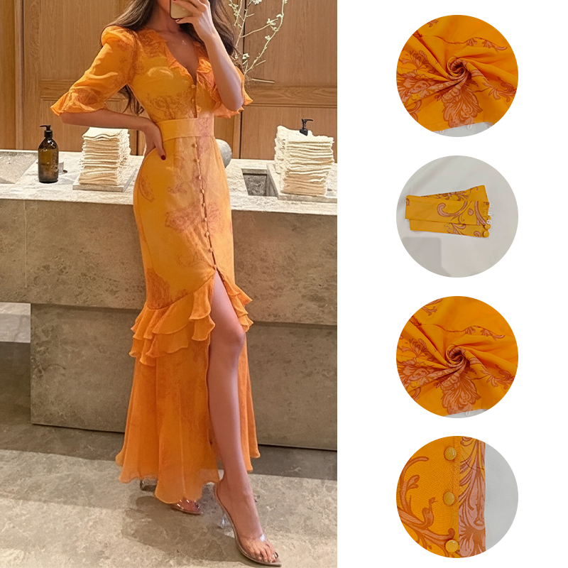 Elara Floral Maxi Dress — view 1