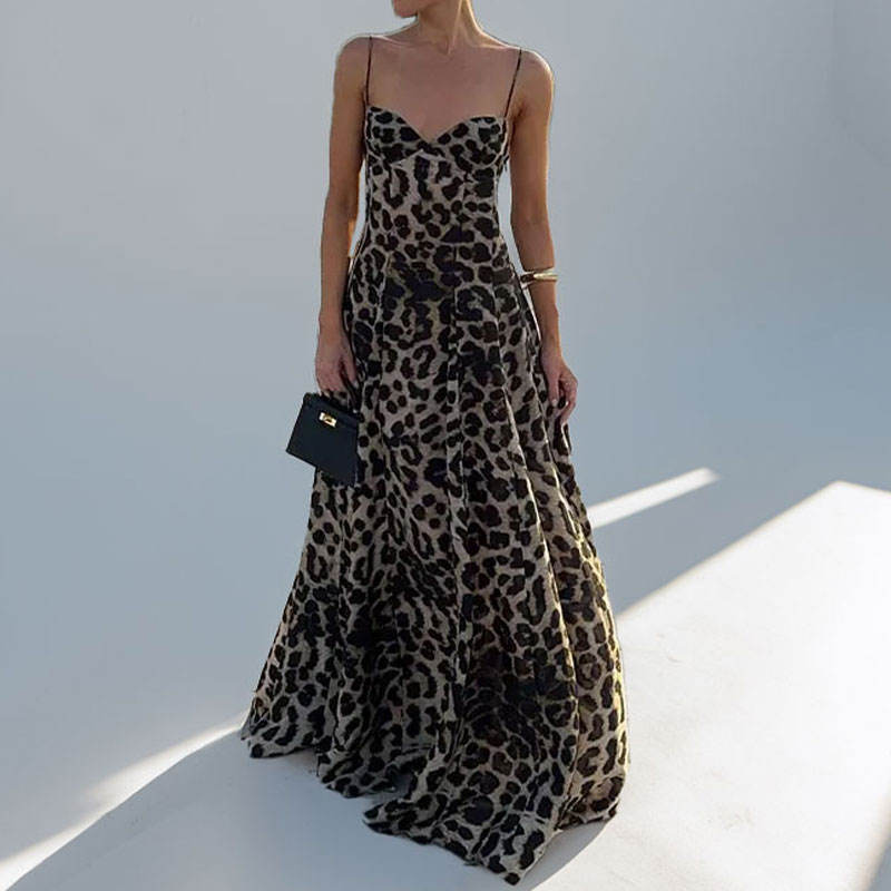 Leona Leopard Maxi Dress — view 1
