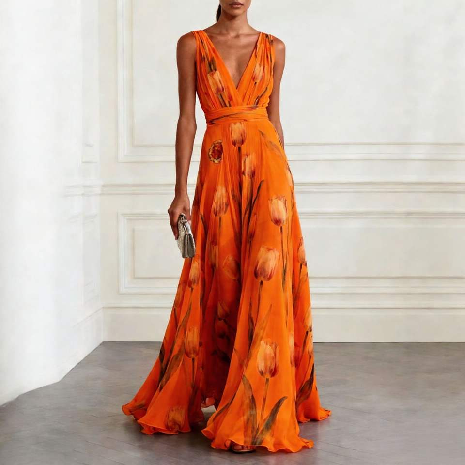 Tulipa Floral Maxi Dress — view 1