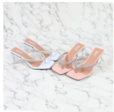 Crystal Clear-Strap Mules — photo 1