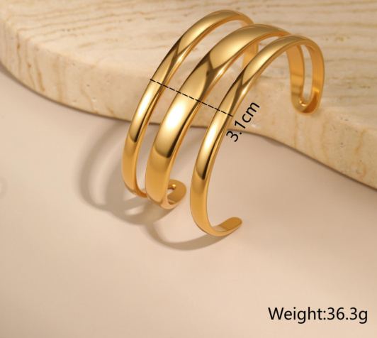 Trio Cuff Bracelet — photo 1