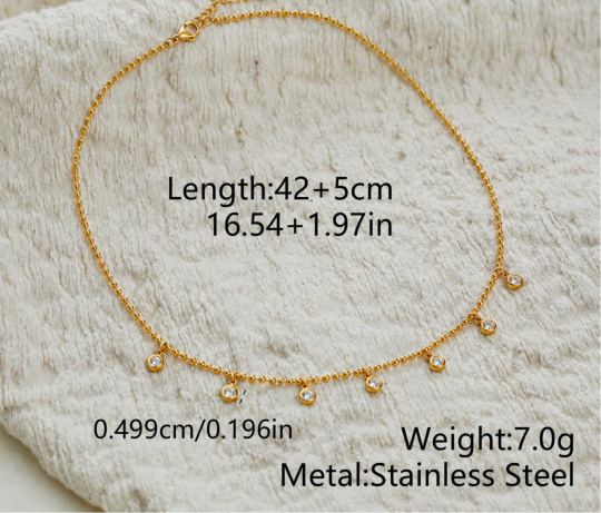 Droplet Charm Necklace