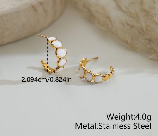 Petal Hoop Earrings