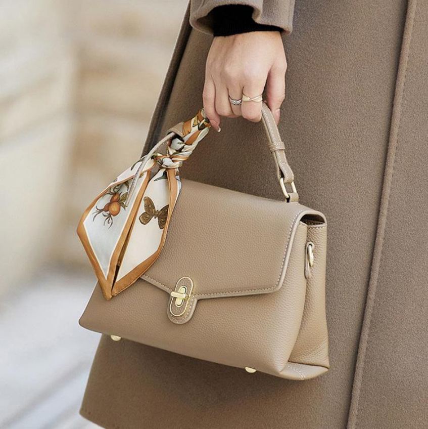 Scarlette Scarf Top-Handle Bag