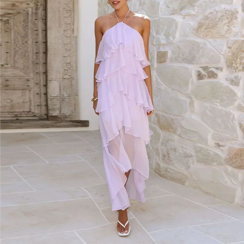 Sienna Halter Maxi Dress — photo 10