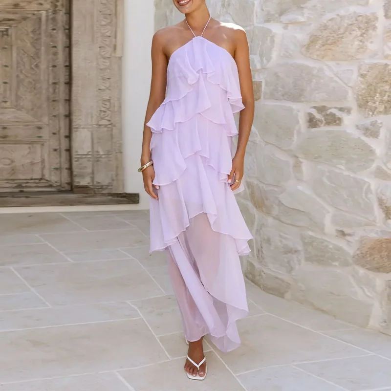 Sienna Halter Maxi Dress — photo 2