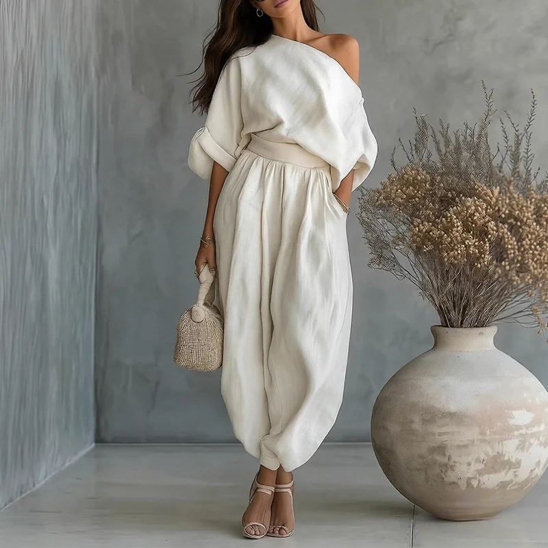Camille Off-Shoulder Trouser Set — photo 2