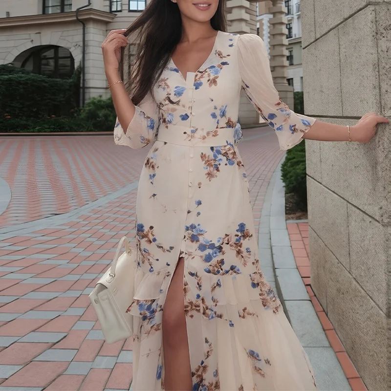 Freya Floral Maxi Dress — photo 5
