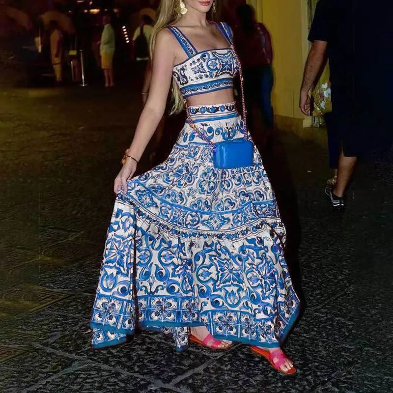 Paloma Printed Skirt Set — photo 6