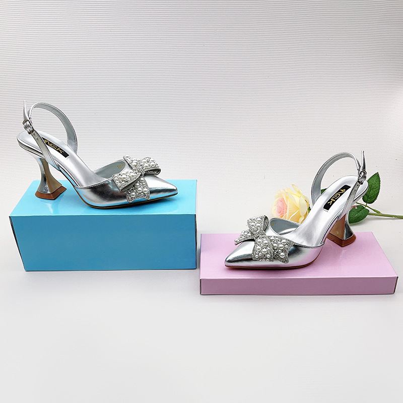 Delphine Crystal Bow Slingbacks — photo 4