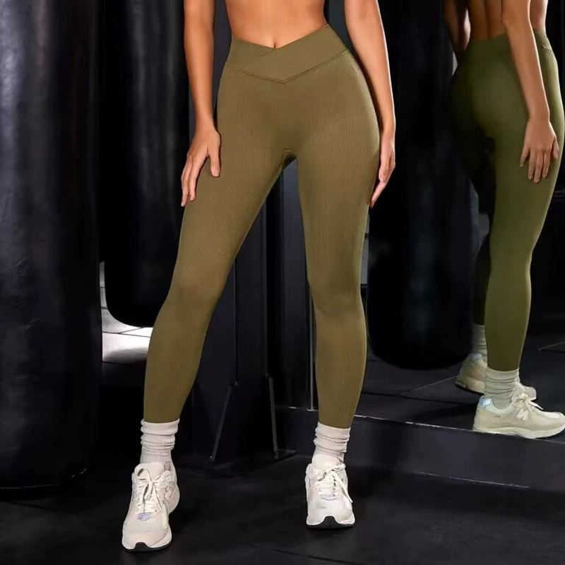 Wrap-Waist Yoga Leggings — photo 8