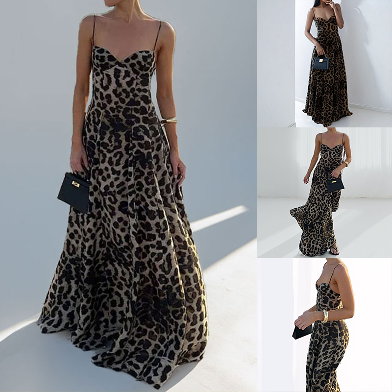 Leona Leopard Maxi Dress — view 3