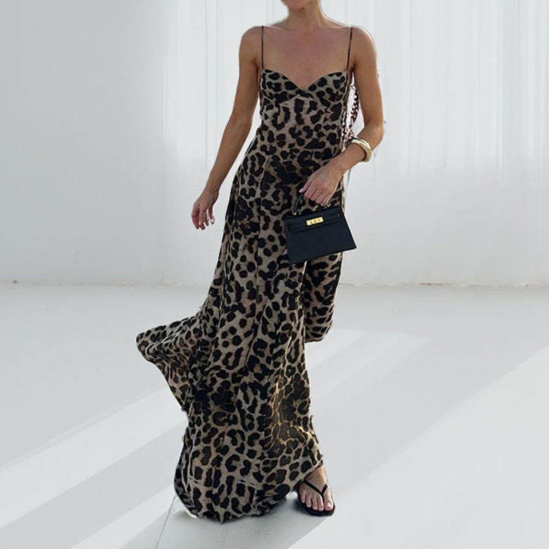 Leona Leopard Maxi Dress — view 4