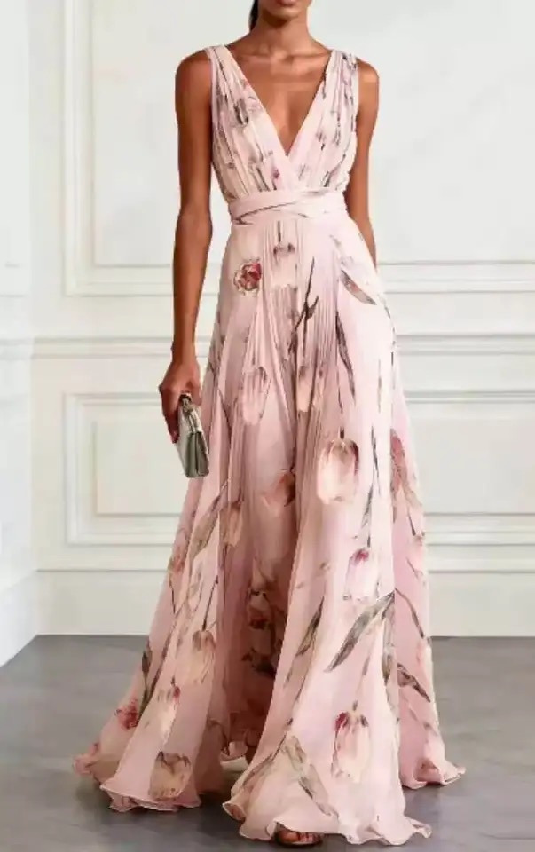 Tulipa Floral Maxi Dress — view 6